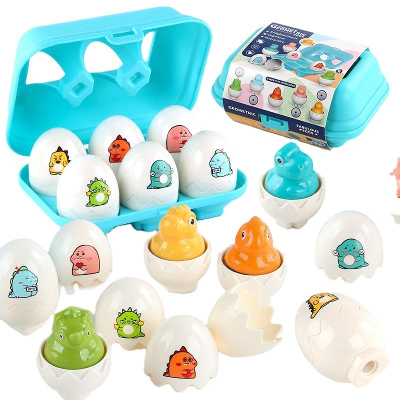 Educational Vegetable Matching Eggs Toy - Plastic Card &amp; Egg Set for Toddlers 1-3, Montessori Learning Game, Kids Memory Training, Gift for Boys Girls