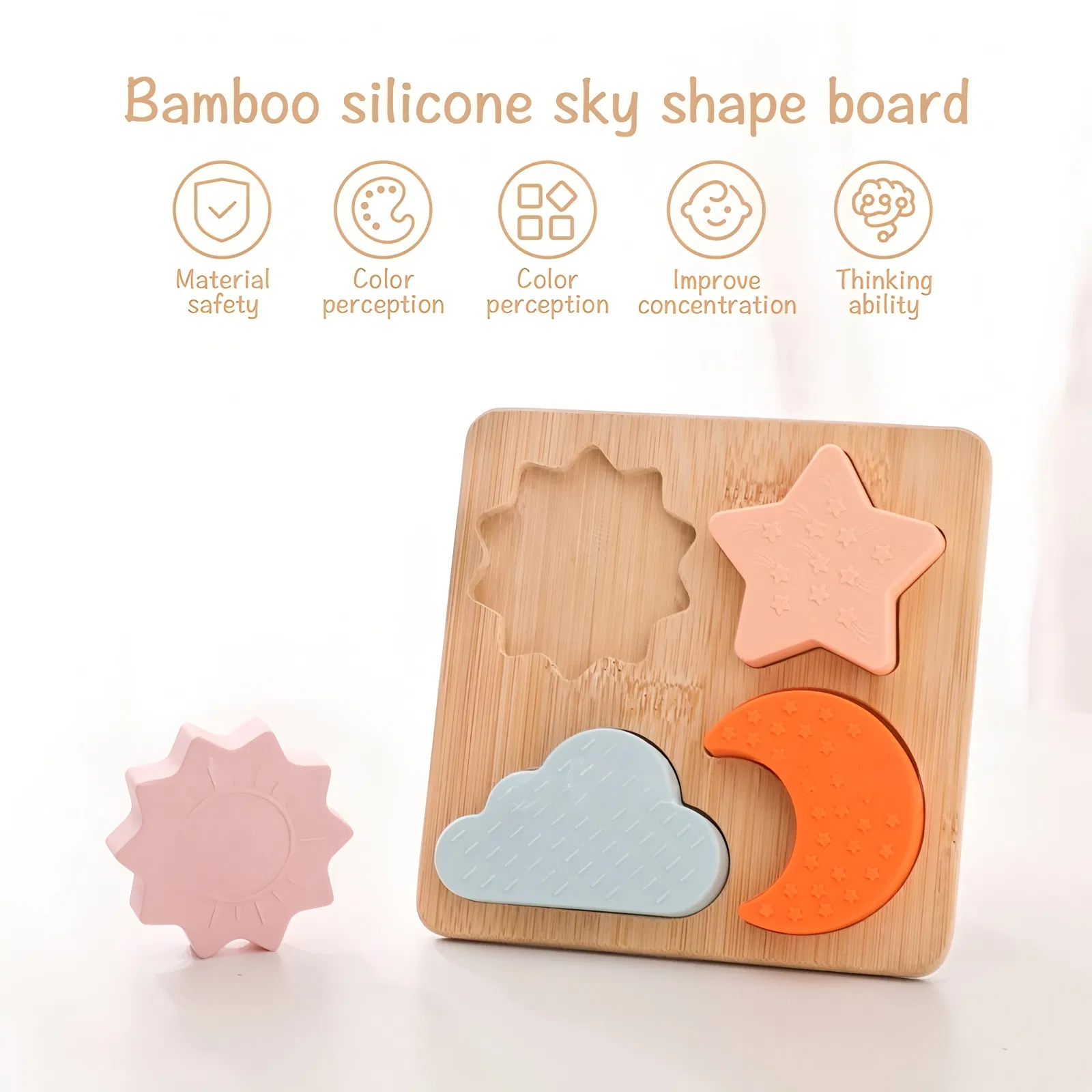 Wholesale Juguete Montessori Logic Smart Baby Kids Lion Dog Shantou Wooden Plastic 3D Jigsaw Puzzle Games and Toys for Children