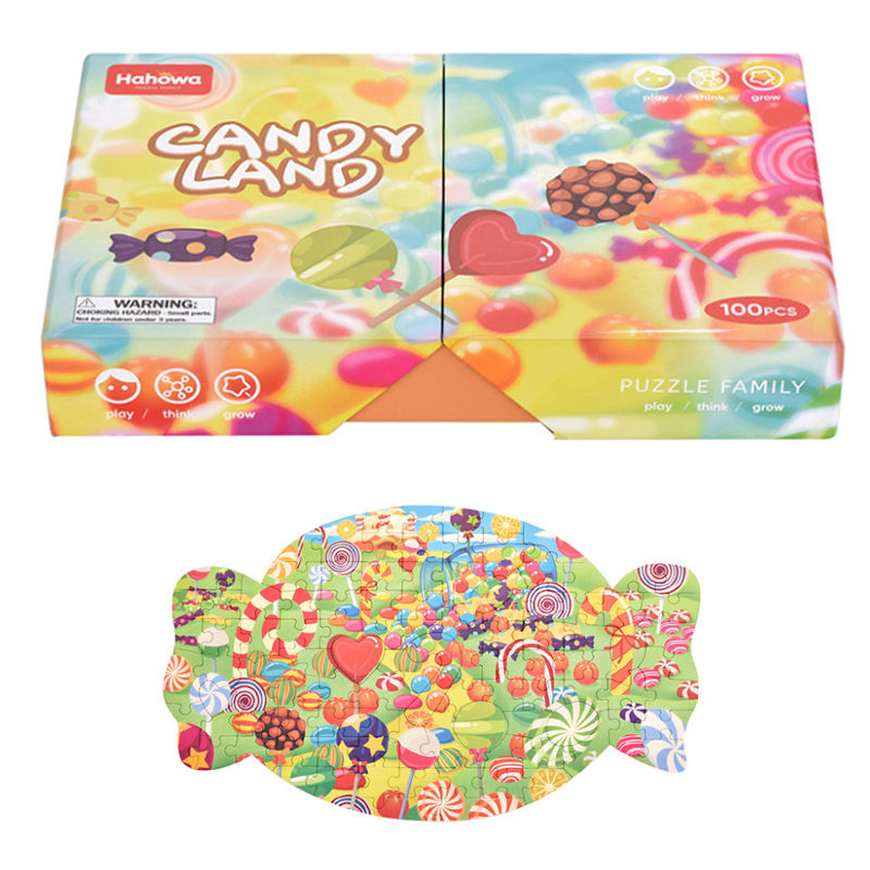 QS Toys 100PCS Logical Thinking Training Intelligence Parent-Child Interactive Table Games Early Education Candypuzzle Toy