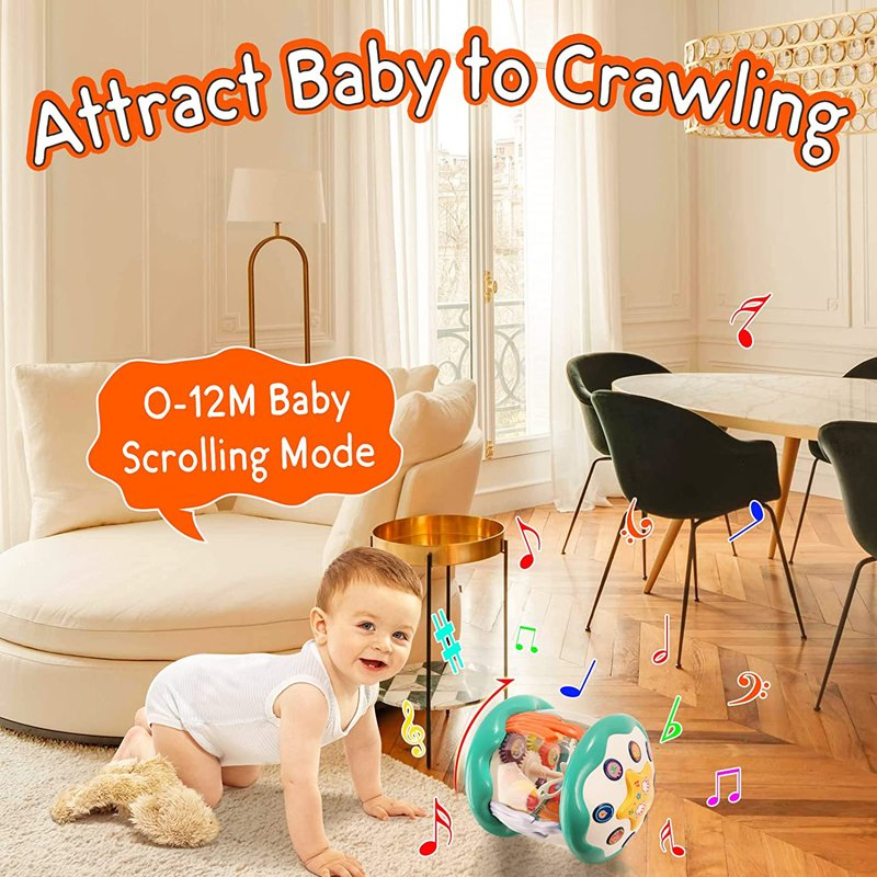 Baby Amazon Toys Musical Learning Infant Toys Babies Ocean Rotating Light up Cartoon Toys Toddler Toy Baby Musical Drum for Boys and Girls
