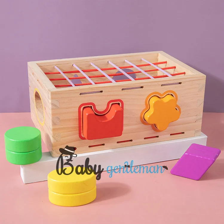 Wooden Learning Cube 4