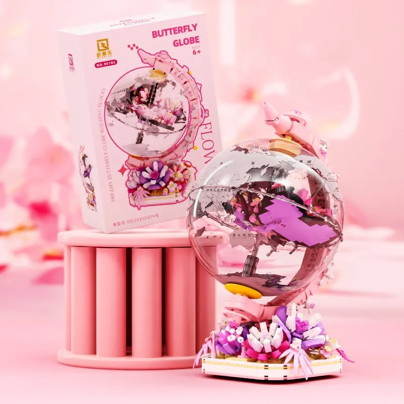 Fun Science Toys - Spin Space Ball Building J Building Block Set