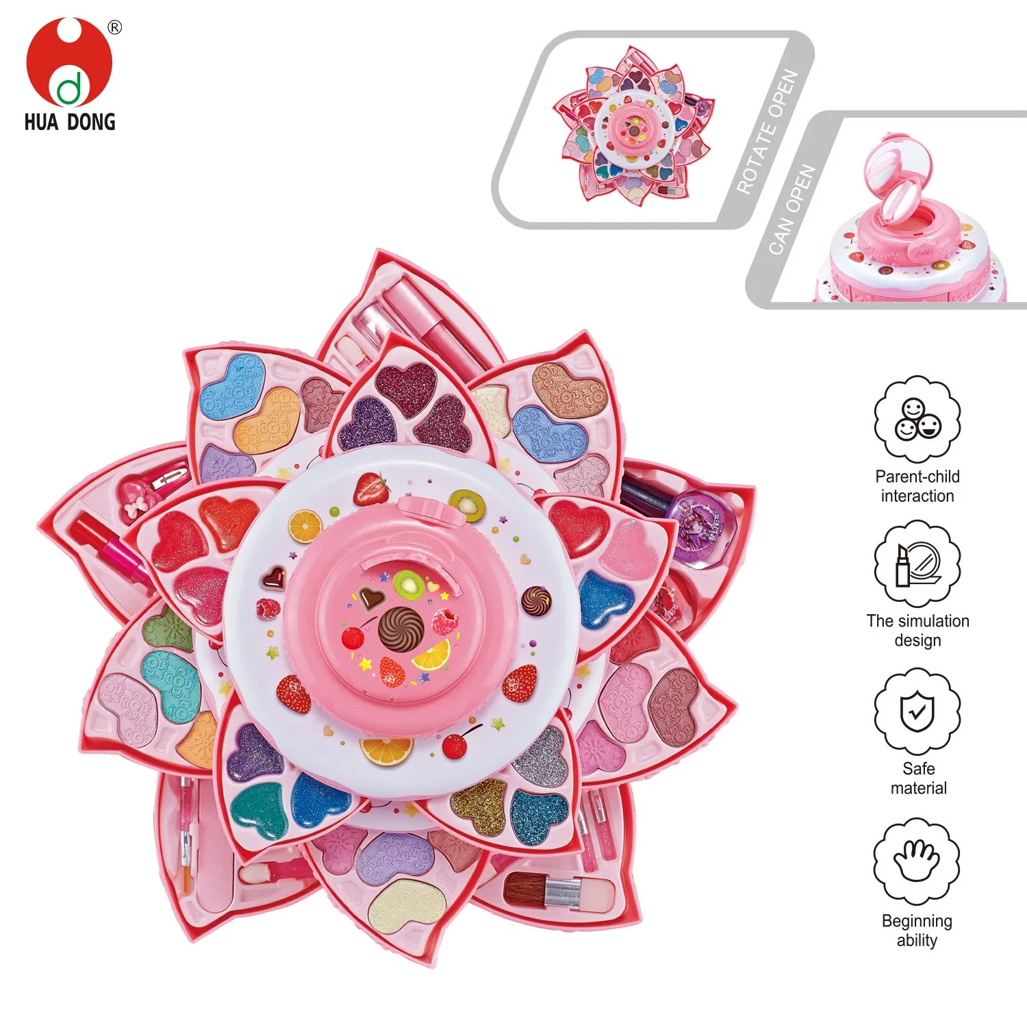 Explosive New Products Children Gift Toy Colorful Make Up Toys Set Hand-eye Coordination Mirror Included Variety of Styles Creative Play Role-playing Toy