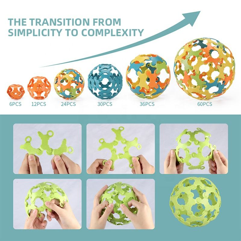 Kids Educational 408PCS Stem Toy colorful Splicing Interlocking Bricks Versatile Puzzle Building Block Sets