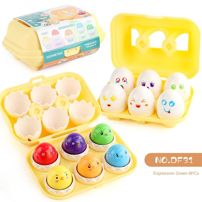 Educational Vegetable Matching Eggs Toy - Plastic Card &amp; Egg Set for Toddlers 1-3, Montessori Learning Game, Kids Memory Training, Gift for Boys Girls