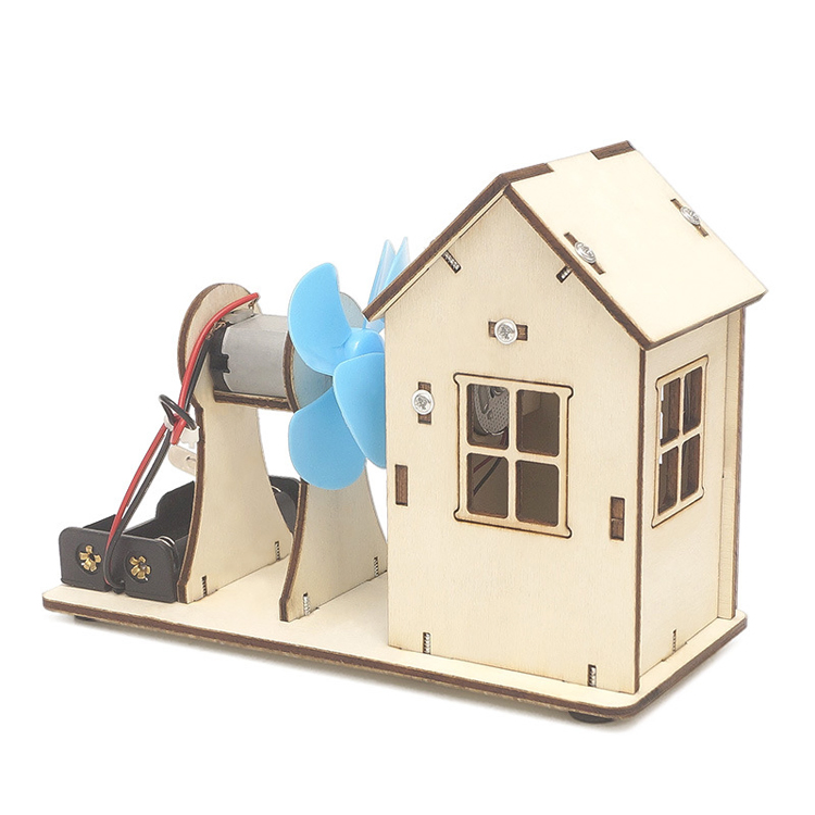 Shopfiy Hot New Toys 2021 Kids Wind Power Plant Science Experiment Kits Stem DIY