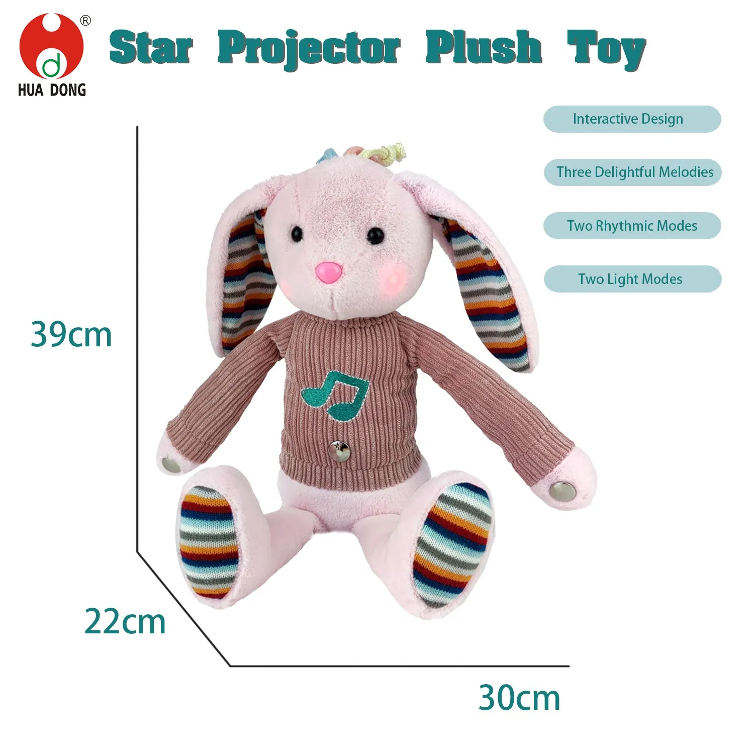 Hot Style Factory Direct Selling Interactive Sensor Musical Plush Toy Baby Educational Stuffed Doll Puppy Cartoon Shape Sleeping Soothing Electric Kids Toy
