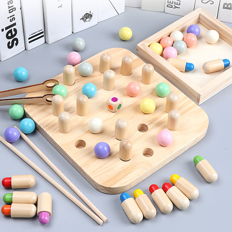 Children's Thinking Training Memory Chess Intelligence Wooden Toy