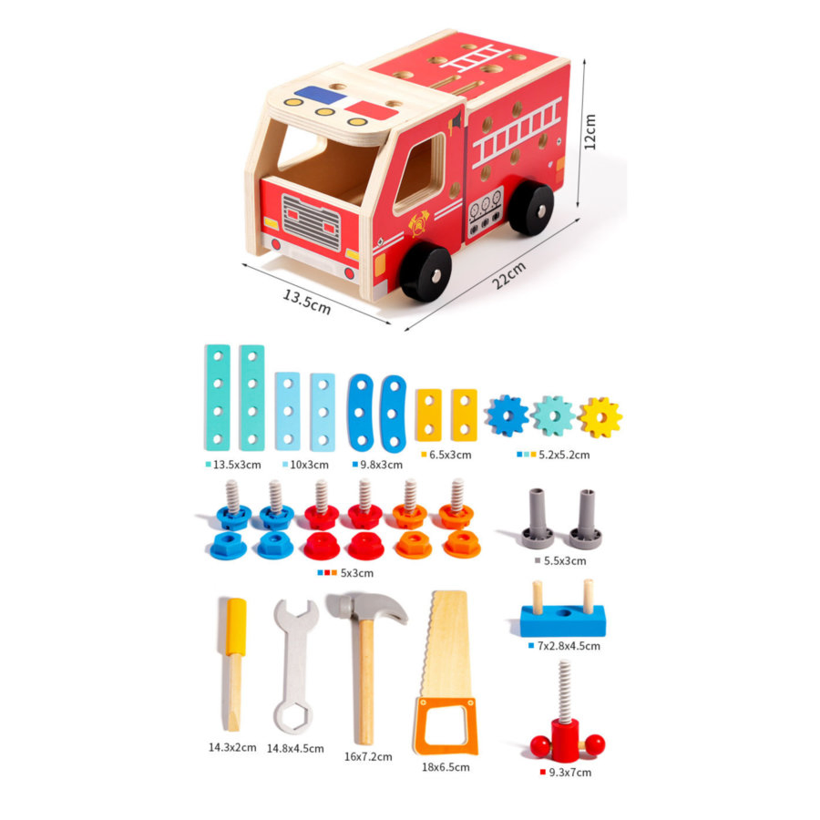 Deluxe Wooden Educational Toys Multi-Functional Design for Toddler Cognitive Skill Development