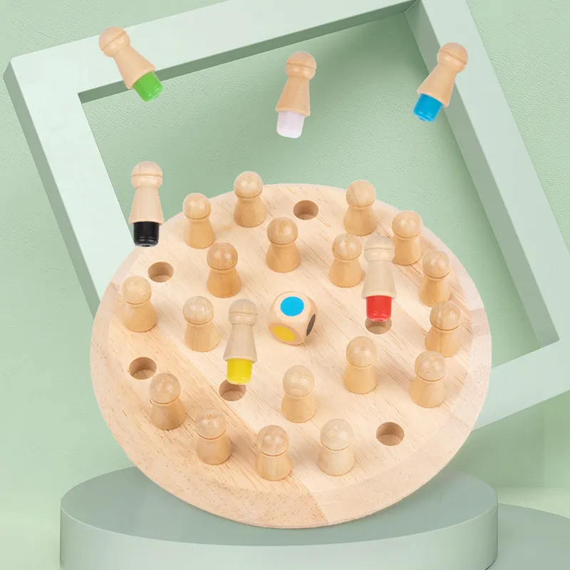 Wooden Memory Chess 5