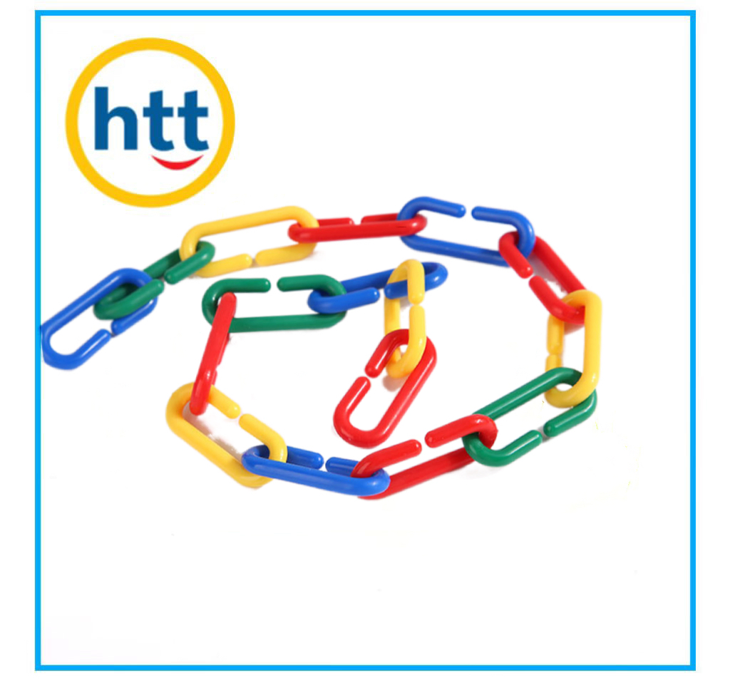 DIY Kids Learning Toys Math Counters Clips Chain Hooks Cubes Plastic Links