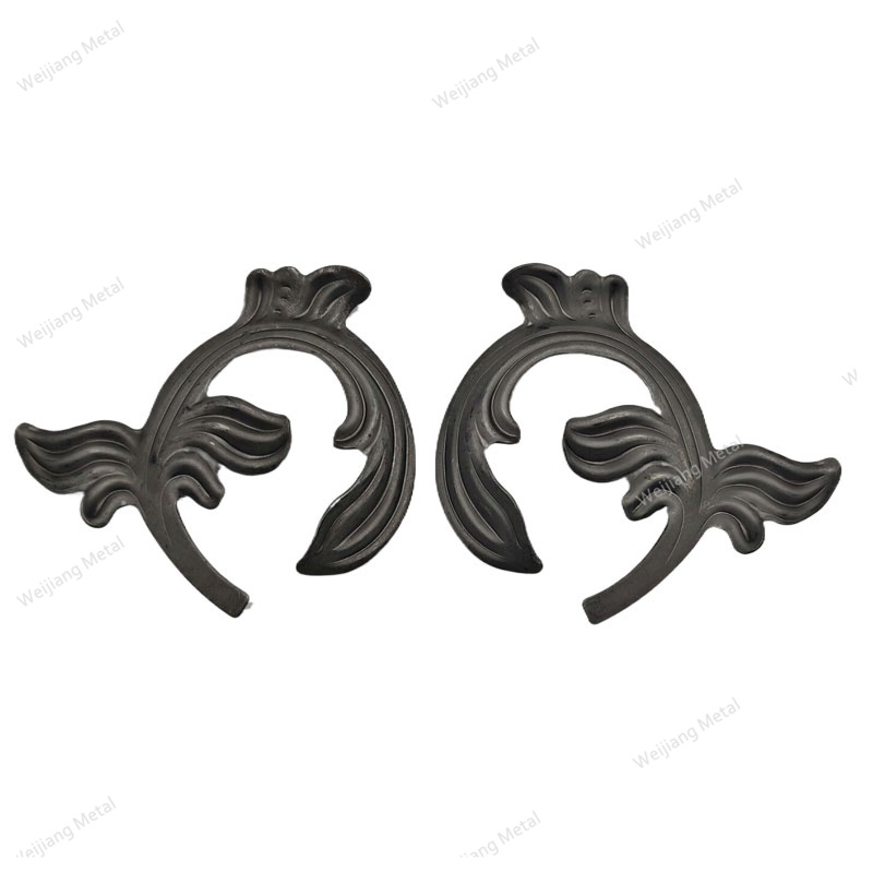 Factory Custom Iron Leaf Art for Garden Fence Decoration