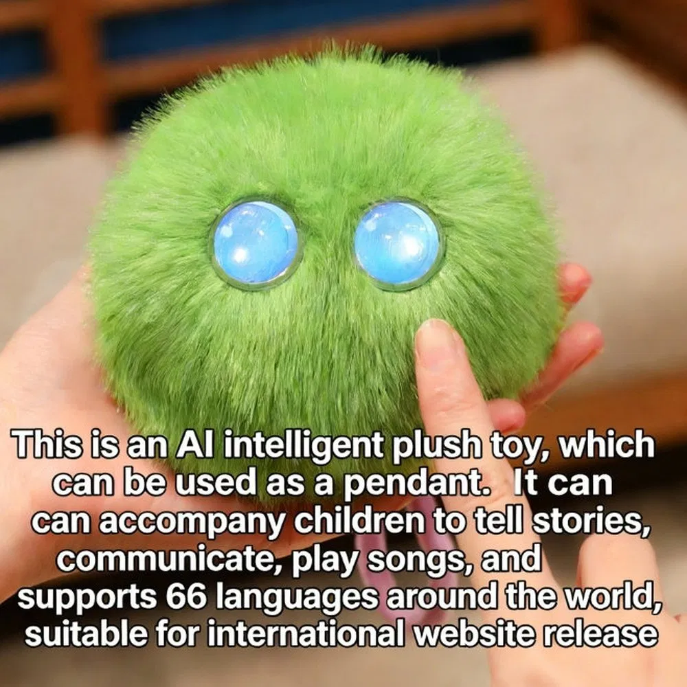 Easy Operate Ai Cotton Cute Plush Talking Toy for Knowledge Exploration