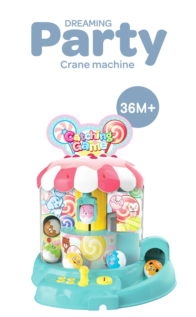 Interactive Claw Machine Toy for Kids: Musical Learning Fun