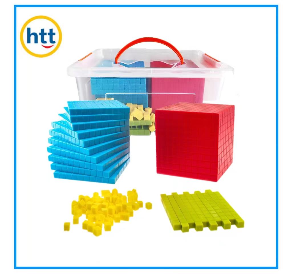 Htttoys Factory Base Ten Cube Smart Math Learning Educational Plastic Kids Toys