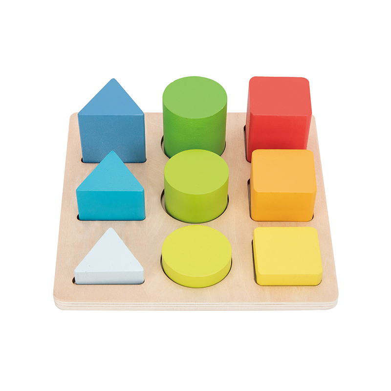 2024 New Wooden Montessori Toys Color and Shape Sorter Kids Educational Toy to Learning