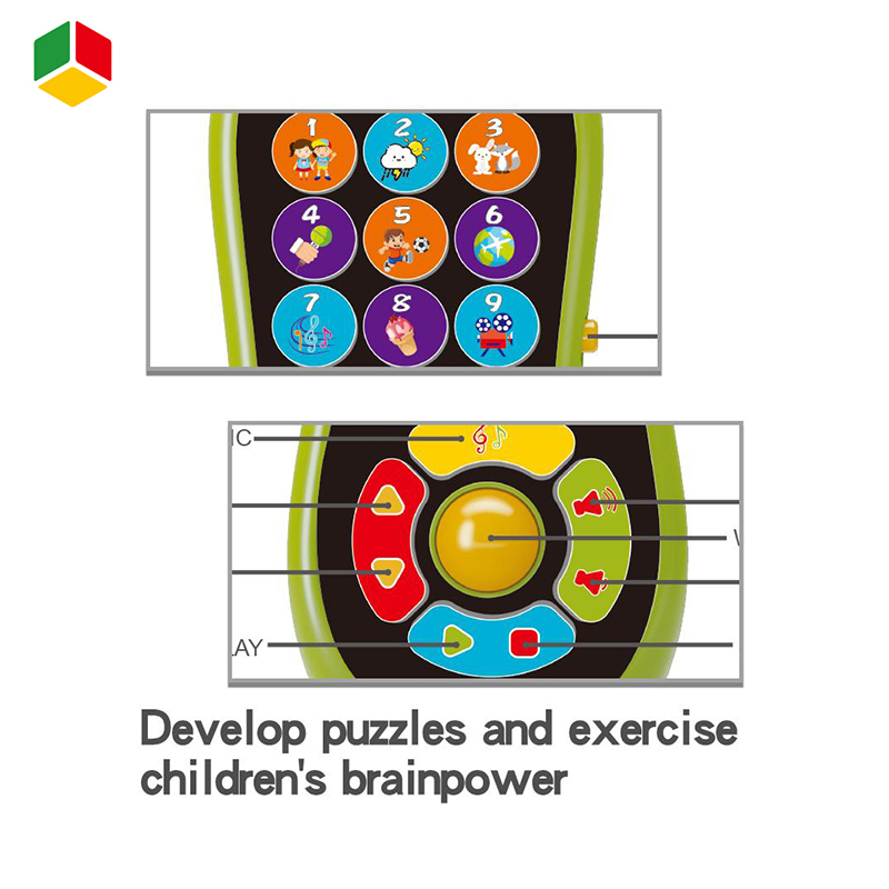 QS Educational Learning Mobile Phone Interactive Touch Screen Remote Control Baby Controller Musical Kid Toys