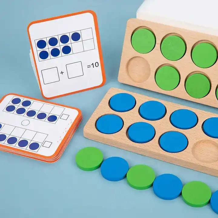 Kids Counting Math Learning Board Logical Thinking Children Early Educational Toys