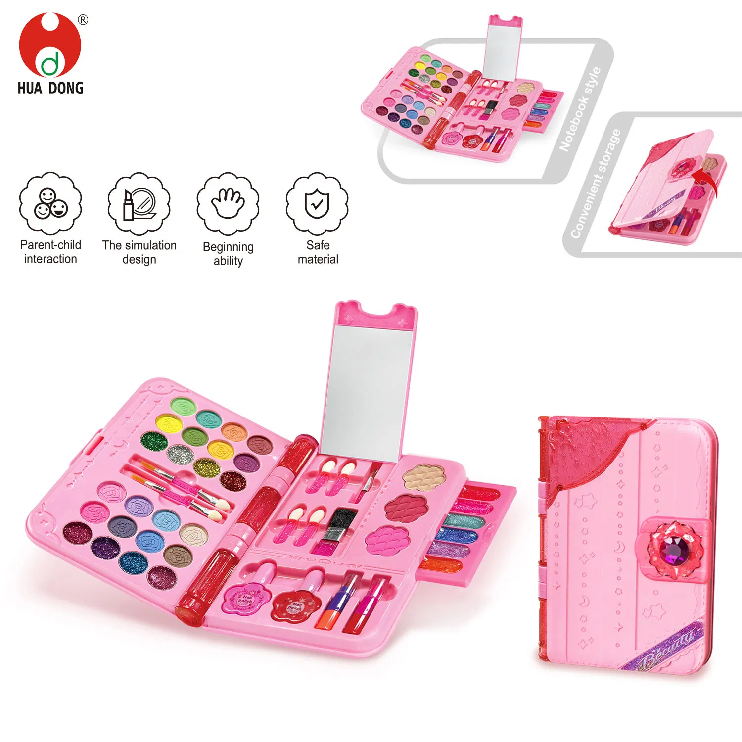 Explosive New Products Children Gift Toy Colorful Make Up Toys Set Hand-eye Coordination Mirror Included Variety of Styles Creative Play Role-playing Toy