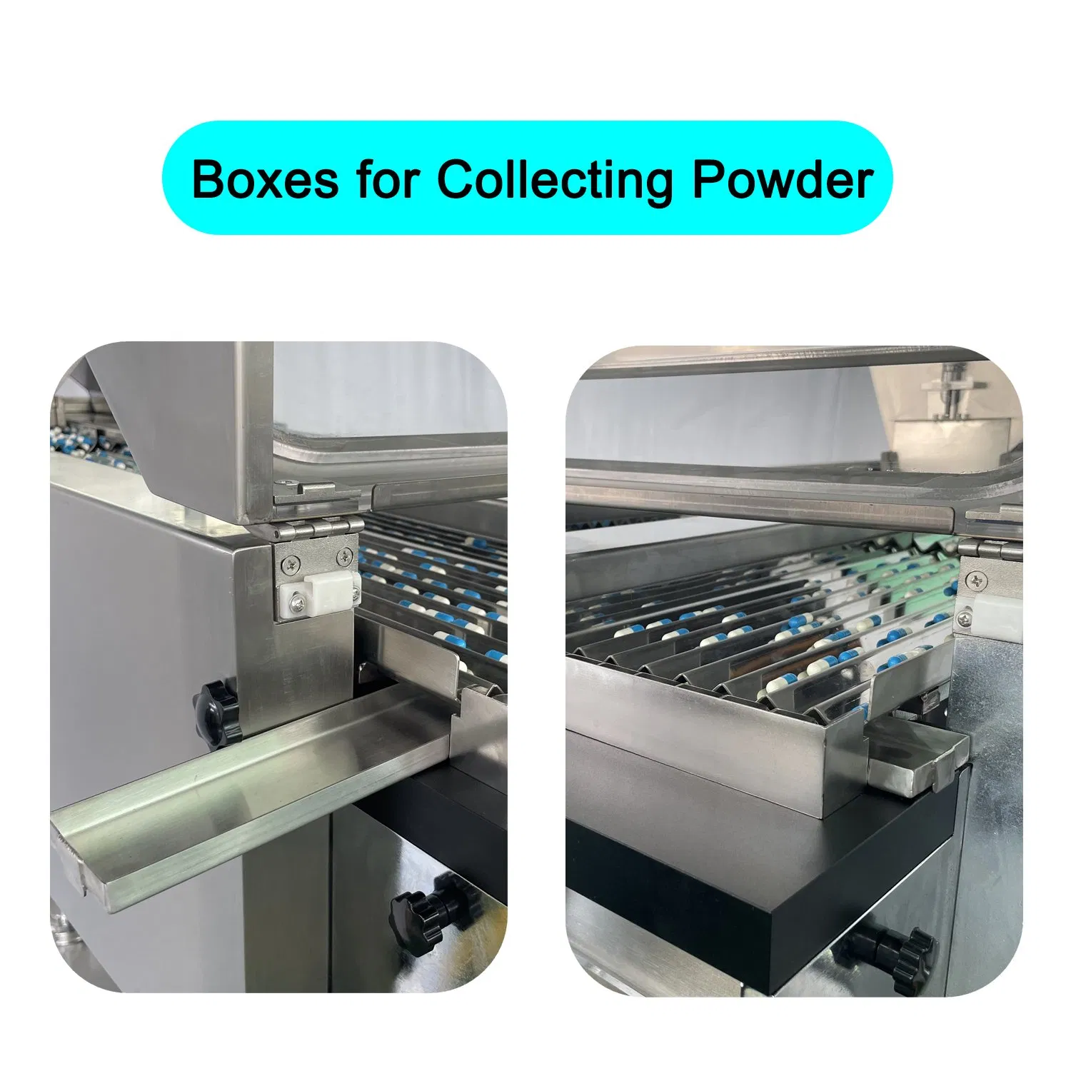 Efficient Tablet Counting for Round and Square Bottles in Pharma Industry Precision Tablet Counter Pharma Capsule Industry Counter