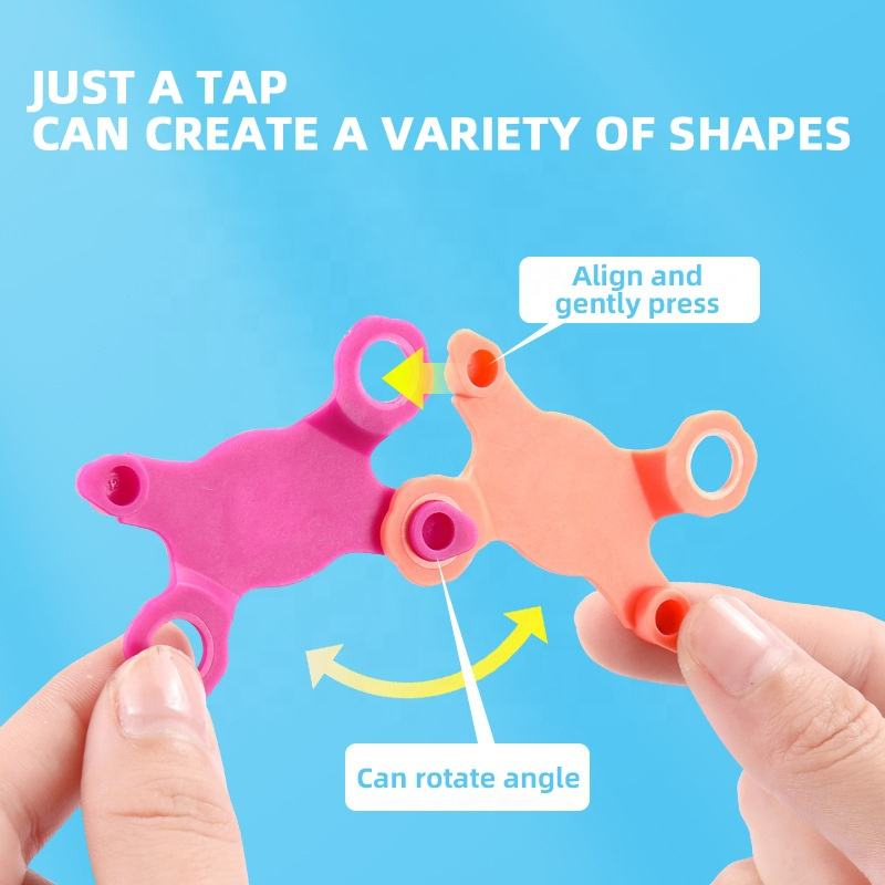 Kids Educational 408PCS Stem Toy colorful Splicing Interlocking Bricks Versatile Puzzle Building Block Sets