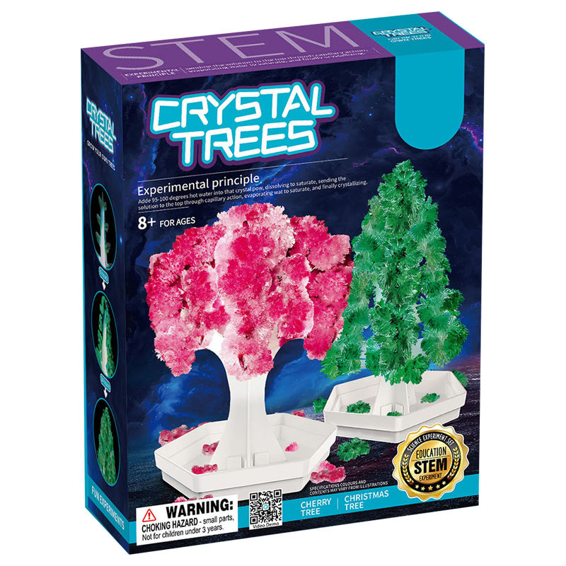 Learning Science Toy Magic Crystal Tree Kids Educational Stem
