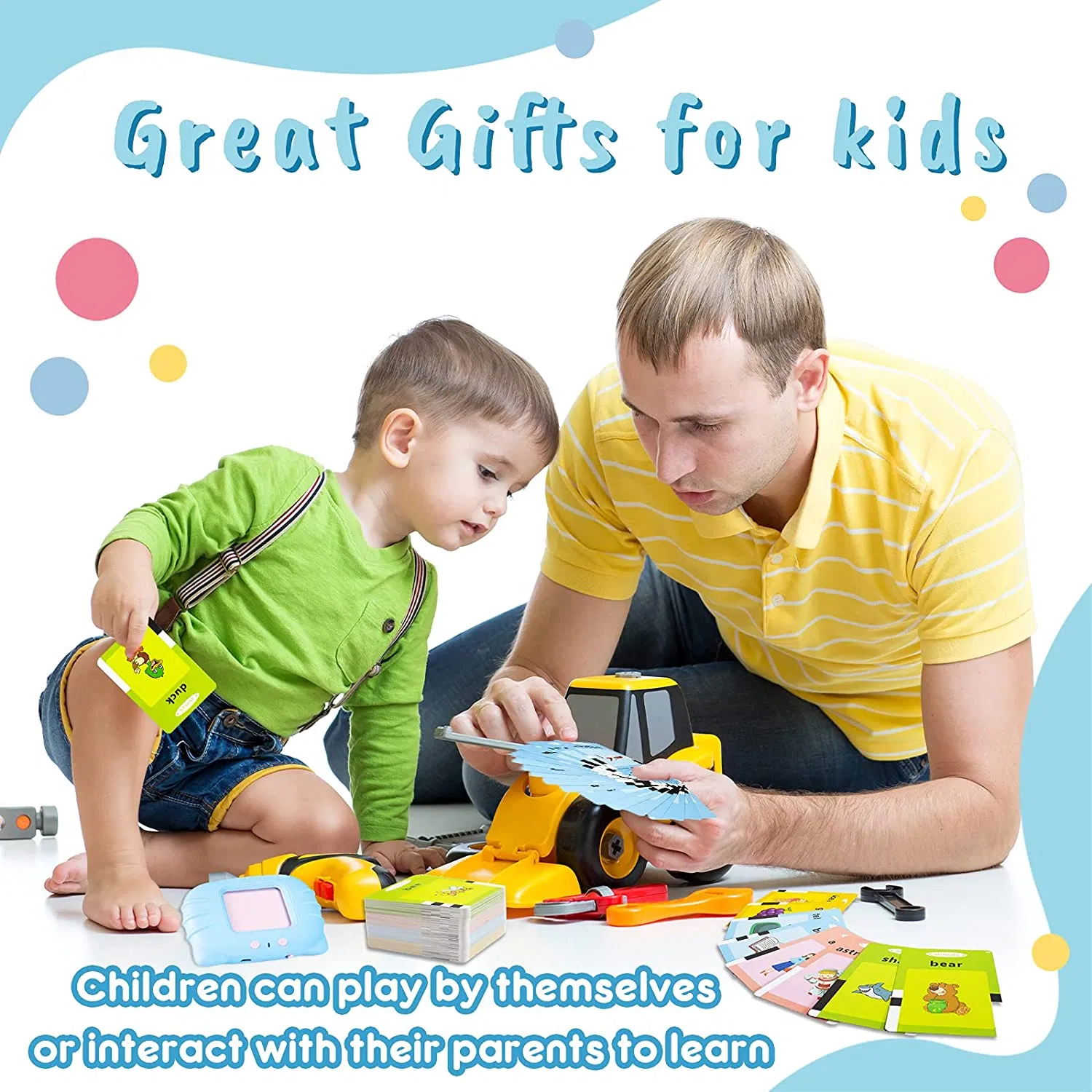 AiJH English Educational for Children Plastic Toys Educational Resources Language Card Kids Toys Learning Toys Learning Machine Toys