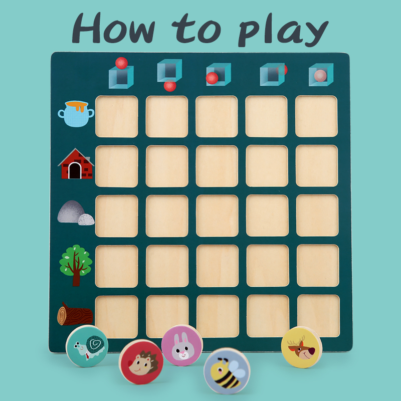 New Board Game Find Orientation Children's Logical Thinking Toys