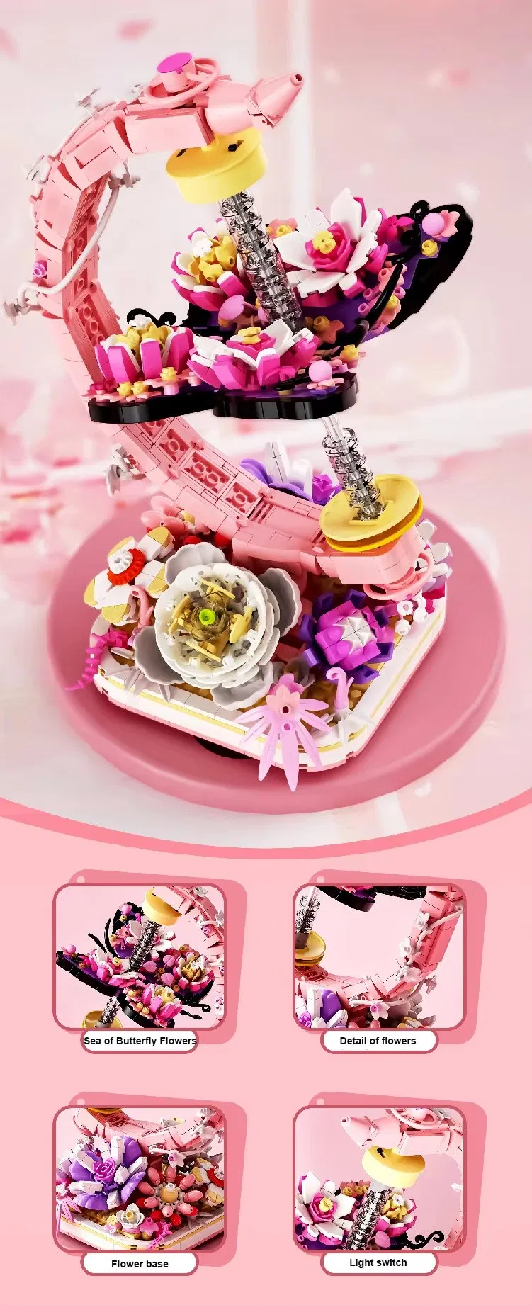 Rotating Globe Building Set Detail 2