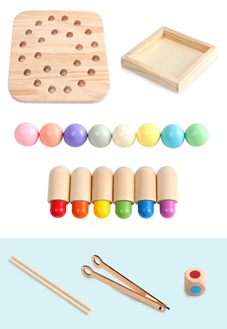 Children's Thinking Training Memory Chess Intelligence Wooden Toy