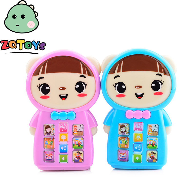 Zqtoys Children Learning Russian English Language Early Education Factory Make OEM Light Music Learning Story Machine Toy for Kids
