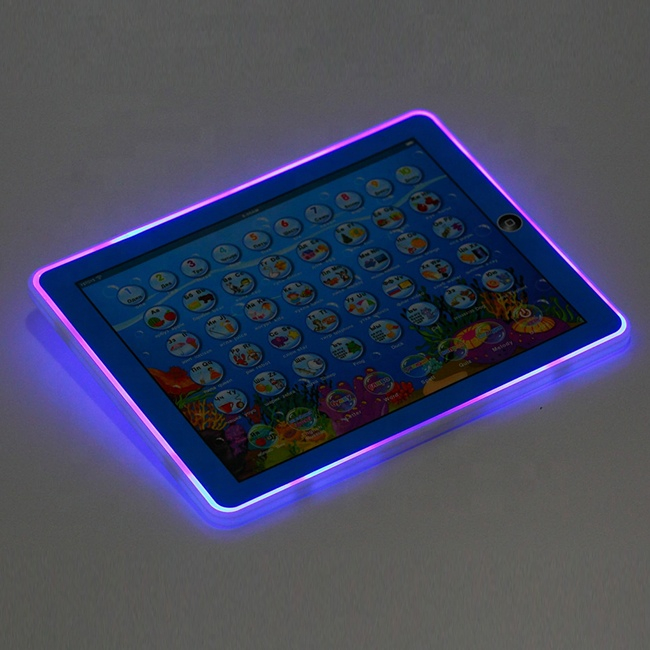 2D English Russian Bilingual Language Learning Machine Toy Early Education Toys Multifunctional Intelligent Toys for Child Educational Learning Machine for Kids