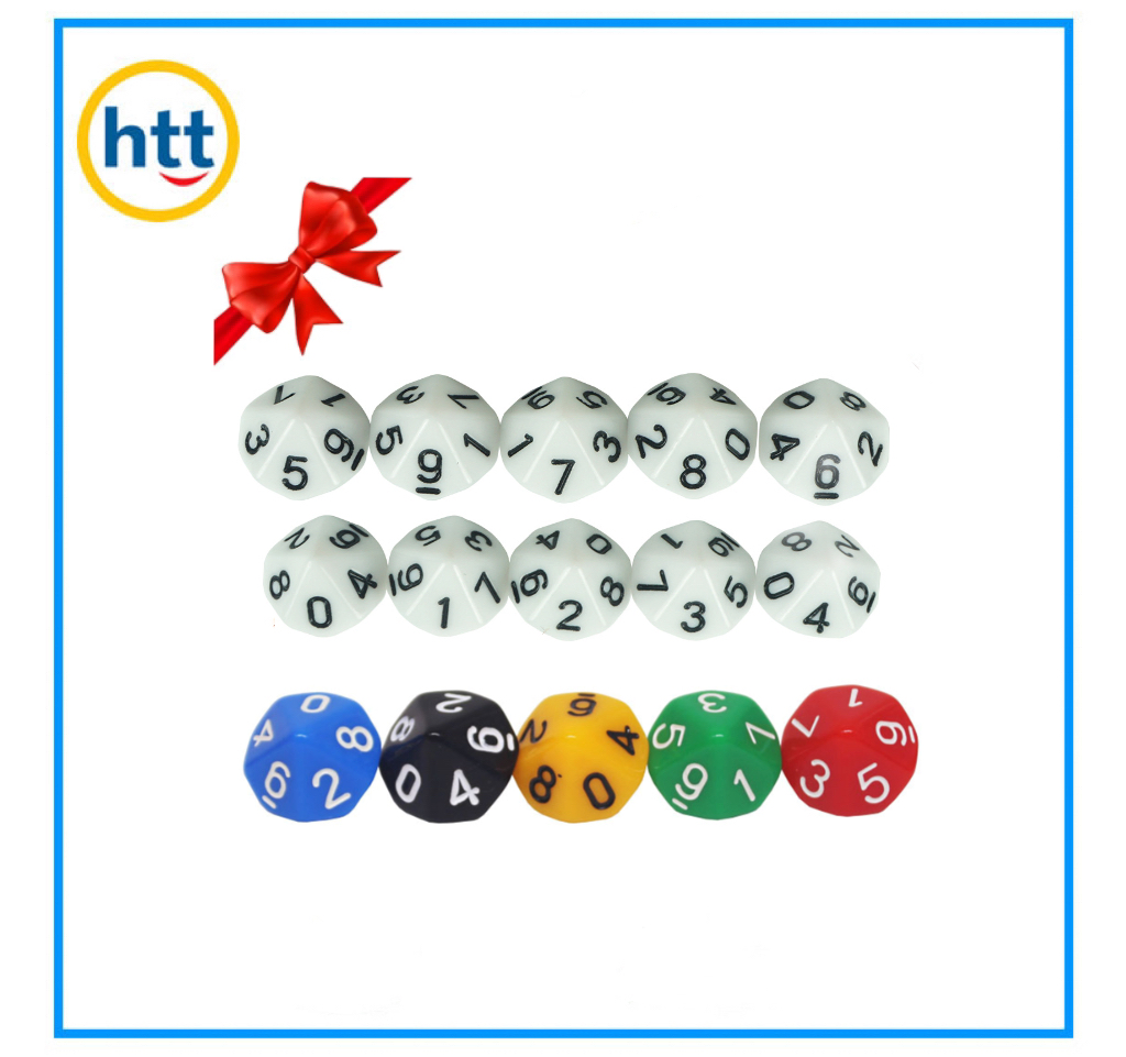 Colorful Multi-Sided Dice Game Math Dice Teaching Plastic Cubes for Education Kids Learning Toys