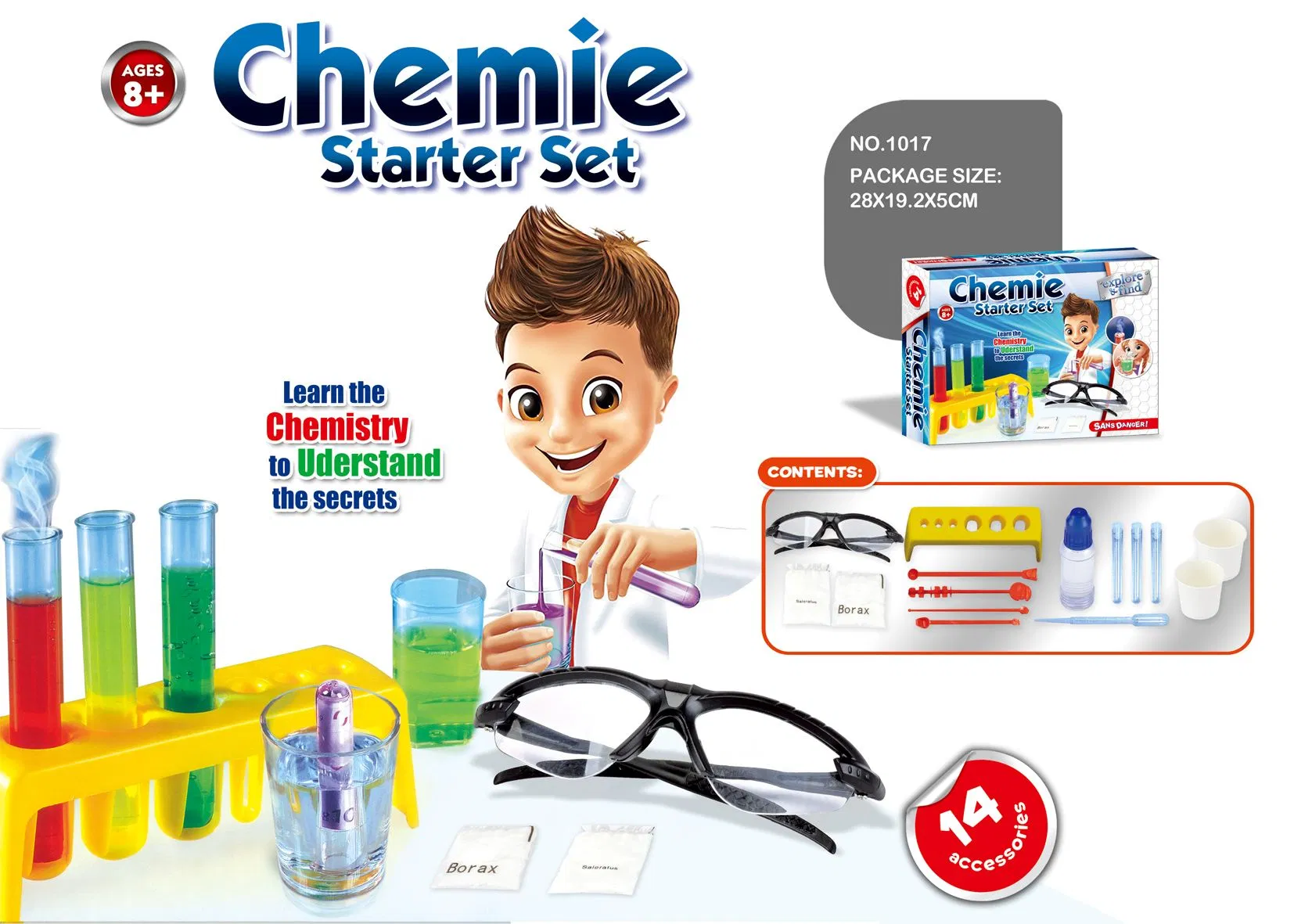 Stem Kids School Science Kit Green Rocket Science Toys Physics Experiment Set