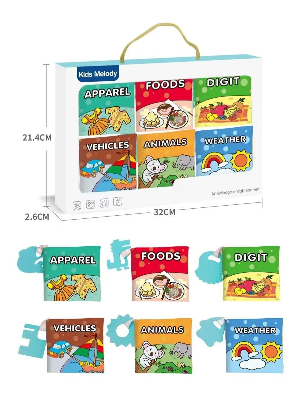 Baby Cloth Book Detail 6