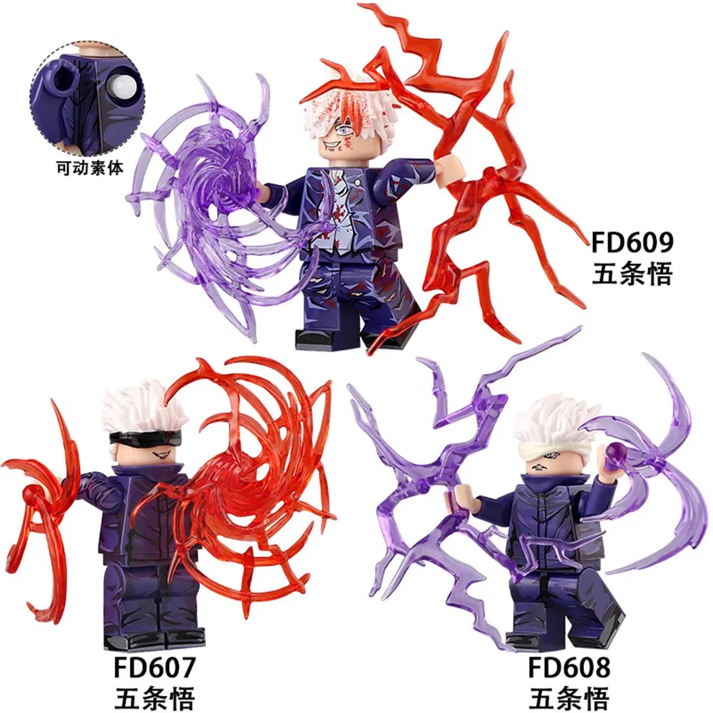 Gojo Satoru Jujutsu Kaisen Building Block Sets Fd607-609