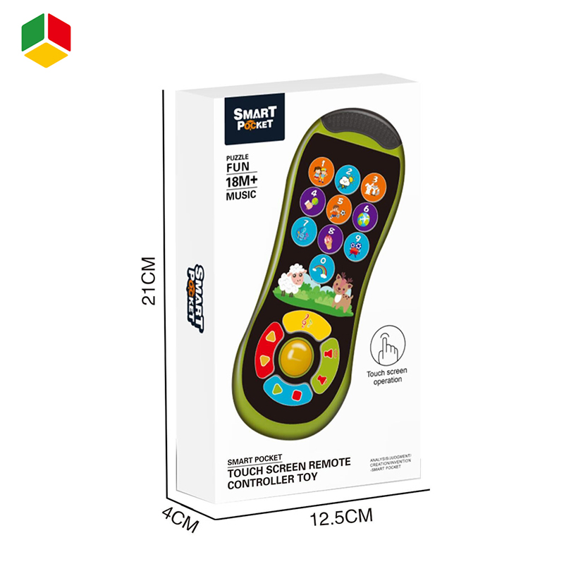 QS Educational Learning Mobile Phone Interactive Touch Screen Remote Control Baby Controller Musical Kid Toys