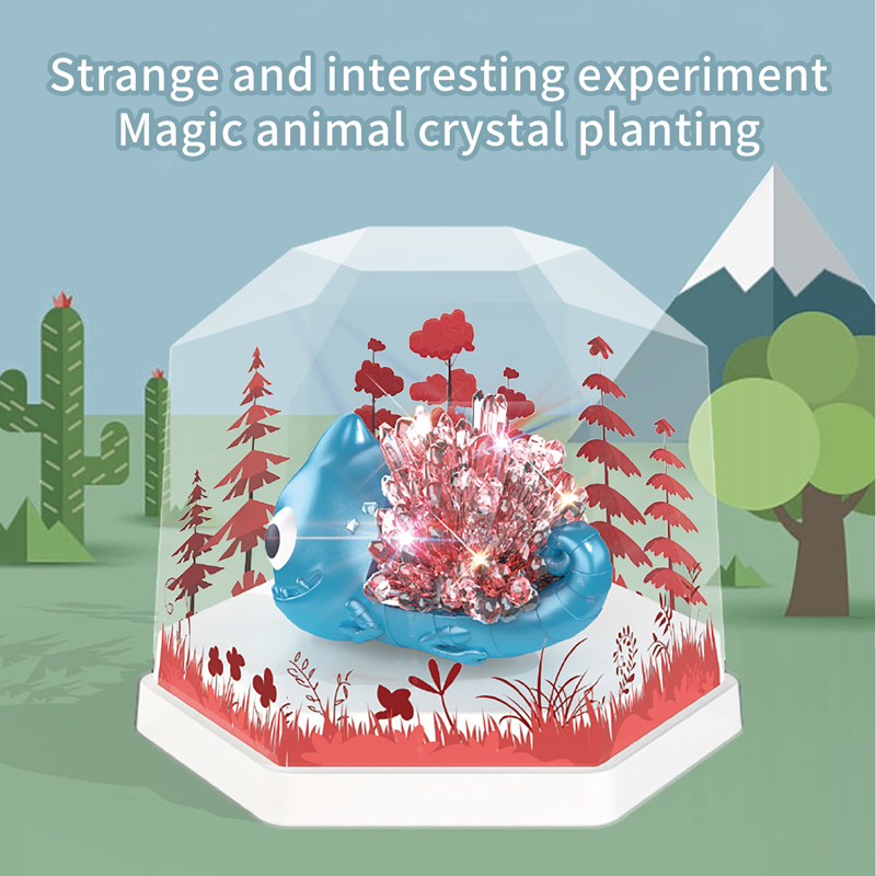 4 Colors Animals Grow Science Experiments Crystal Science DIY Discovery Toys Growing Kits for Teens Stem Gifts