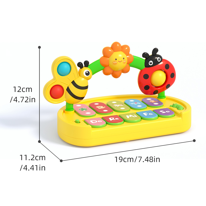 Baby Early Educational Multifunction Plastic Musical Toys Toddler Learning Activity Center Game