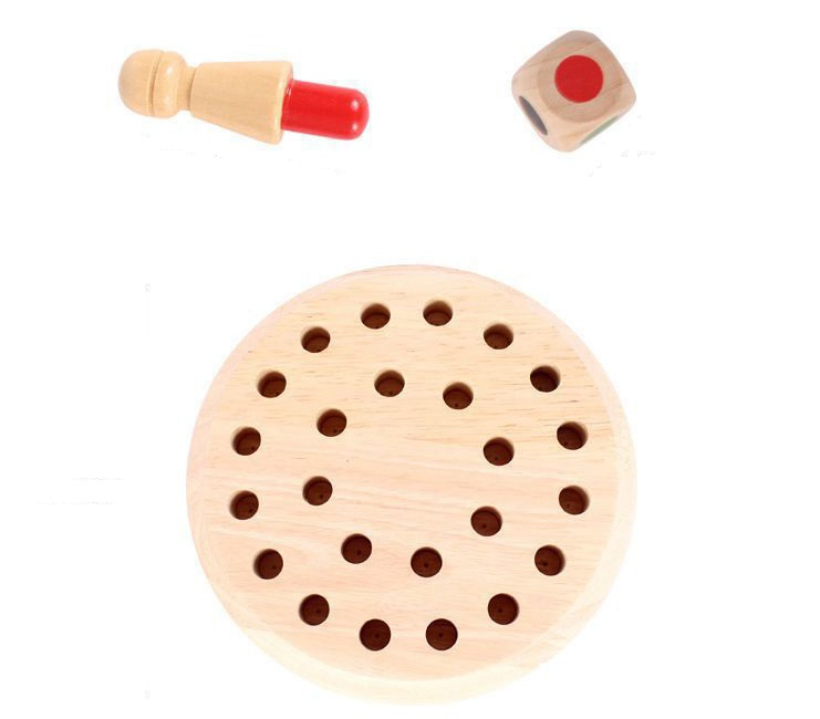 Wood Memory Chess Focus Training Toys Intelligence Development Board Game Toy