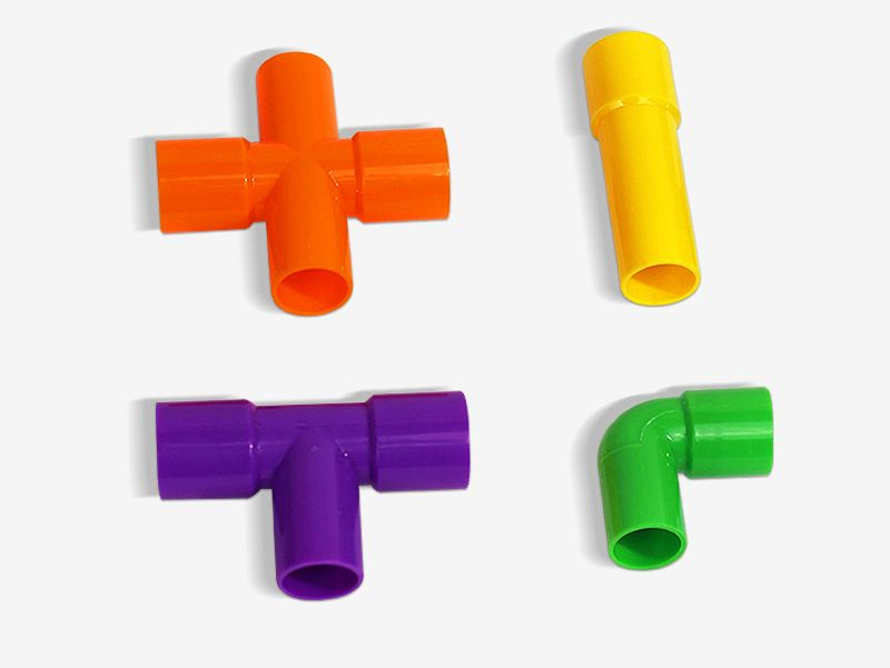 Customized Plastic Toys, Educational Toys, Birthday Gift, Stem Learning Toy Tube, Plastic Pipe Building Blocks