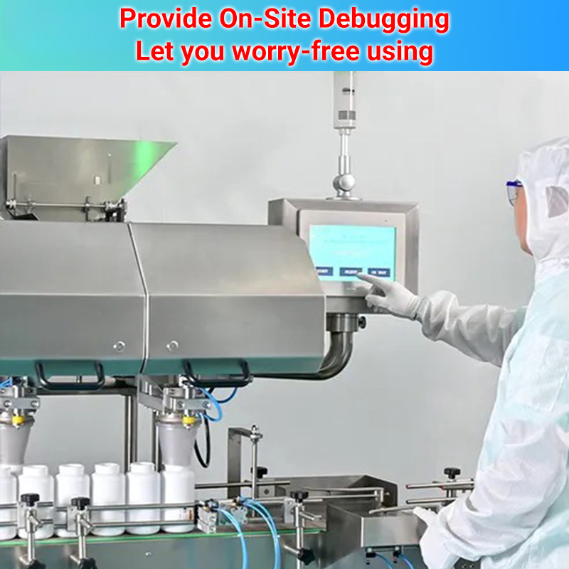 Fully Automatic Pellet Counting and Filling System for Bottling