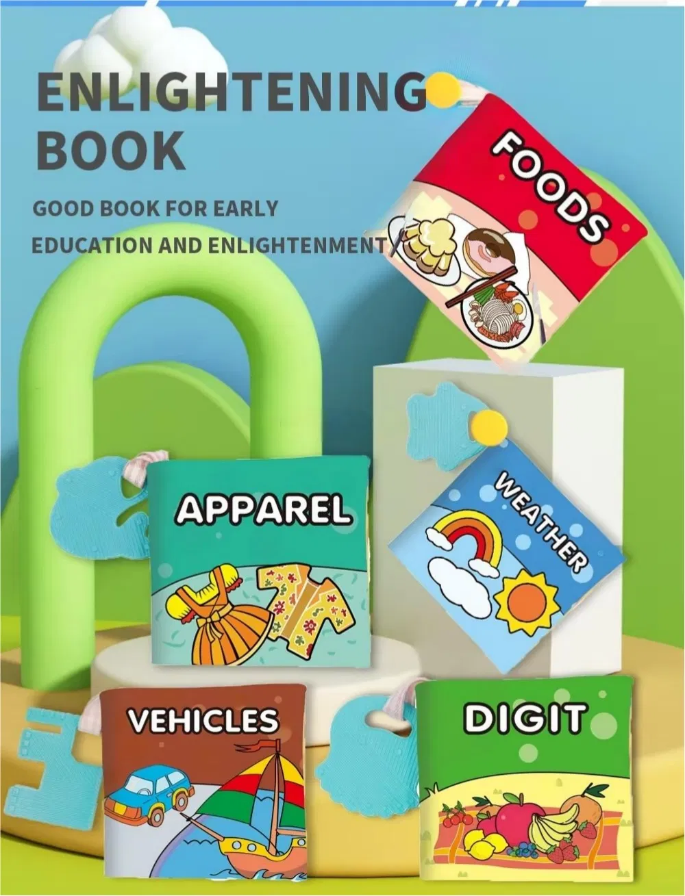 Baby Cloth Book Detail 1