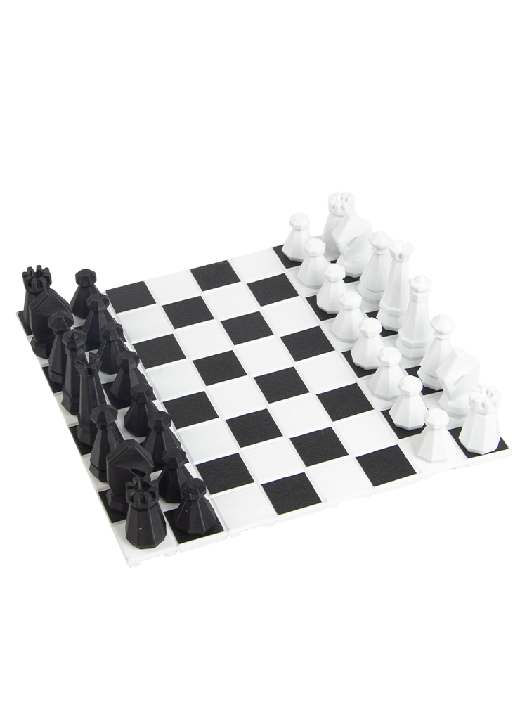 Wooden Chessboard Game Portable Storage Box Educational International Board Game Interactive Toy