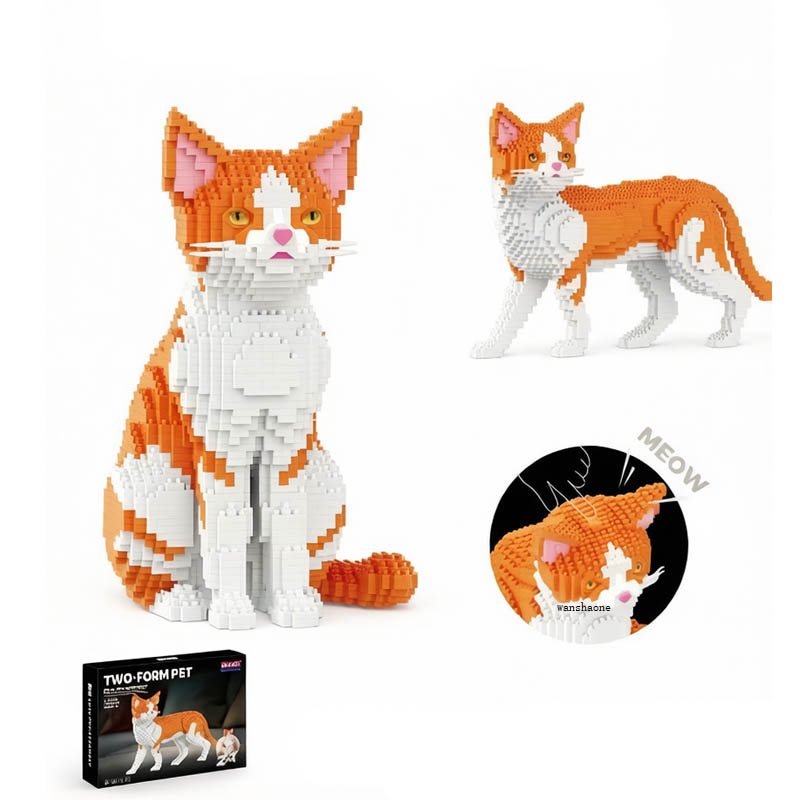 Balody Building Blocks Tri - Form Pet Dog Assemble Creative Building Set with Multiple Shapes for Kids