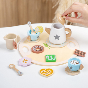Baby Wooden Kitchen Toys Educations Toys Kids Kitchen Play Set