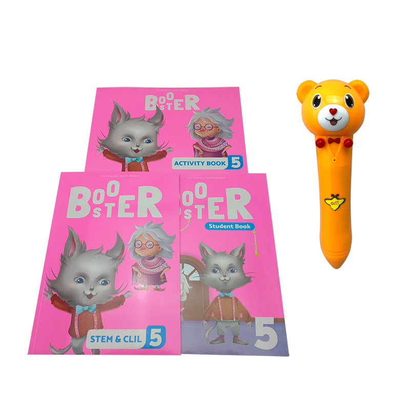 Children's Educational Talking Pen Preschool Language Learning Toy for 3-6 Years Battery Powered Plastic Material