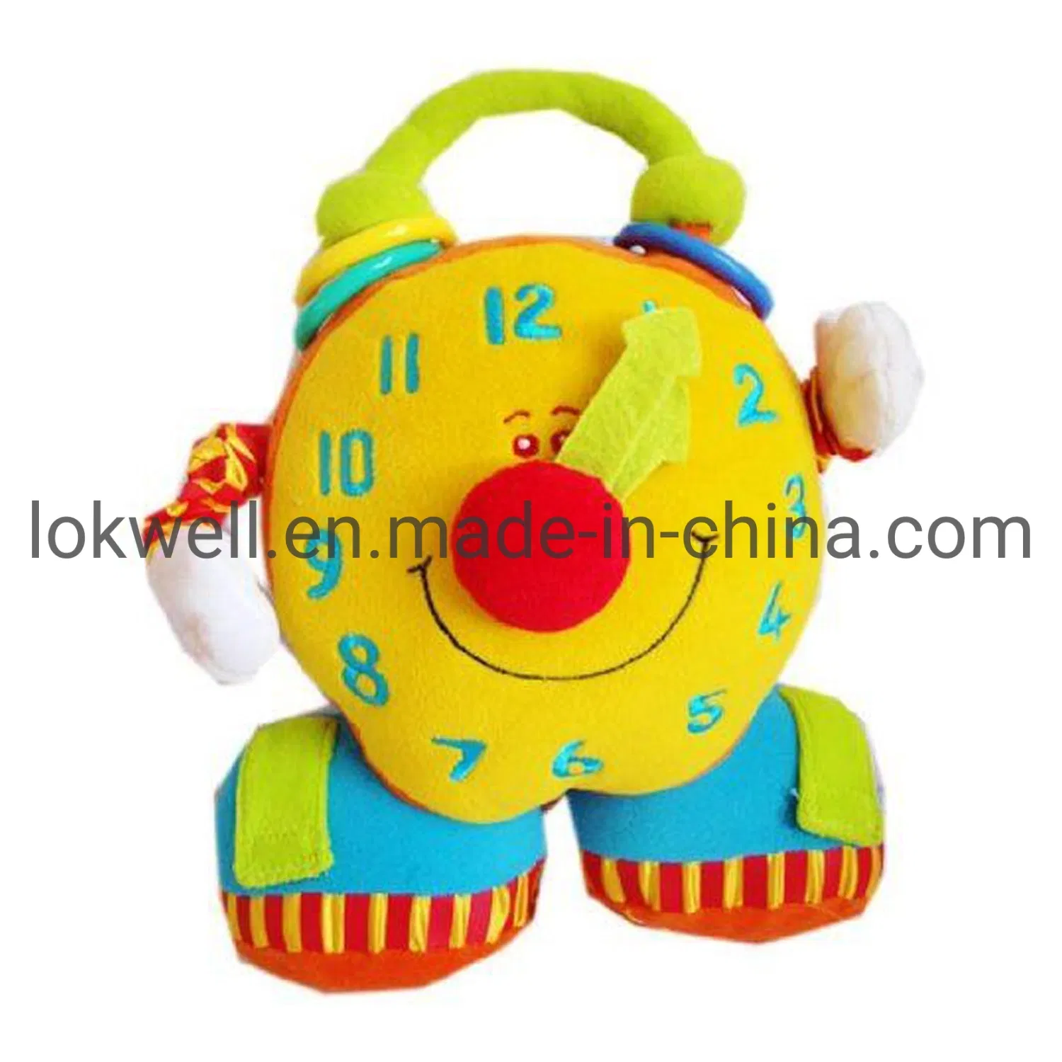 Plush Color Bear Safety Children Visual Education Toys
