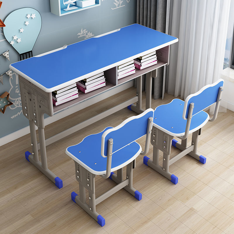 Elementary School Stem Classroom Student Desk Double Seat Desk And School Class Chair Chair To Study School Desk Wood Furniture