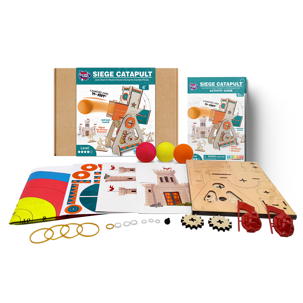 Assembly DIY 3D Puzzle Wooden Stem Puzzle Toys School Science Experiment Kits Toy Stem Kit Science Engineering Toys for Kids